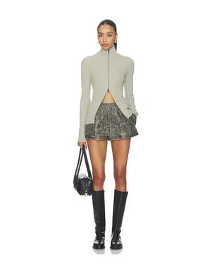 Alexander Wang MID RISE LEATHER MINI ショートパンツ - サムネイル5