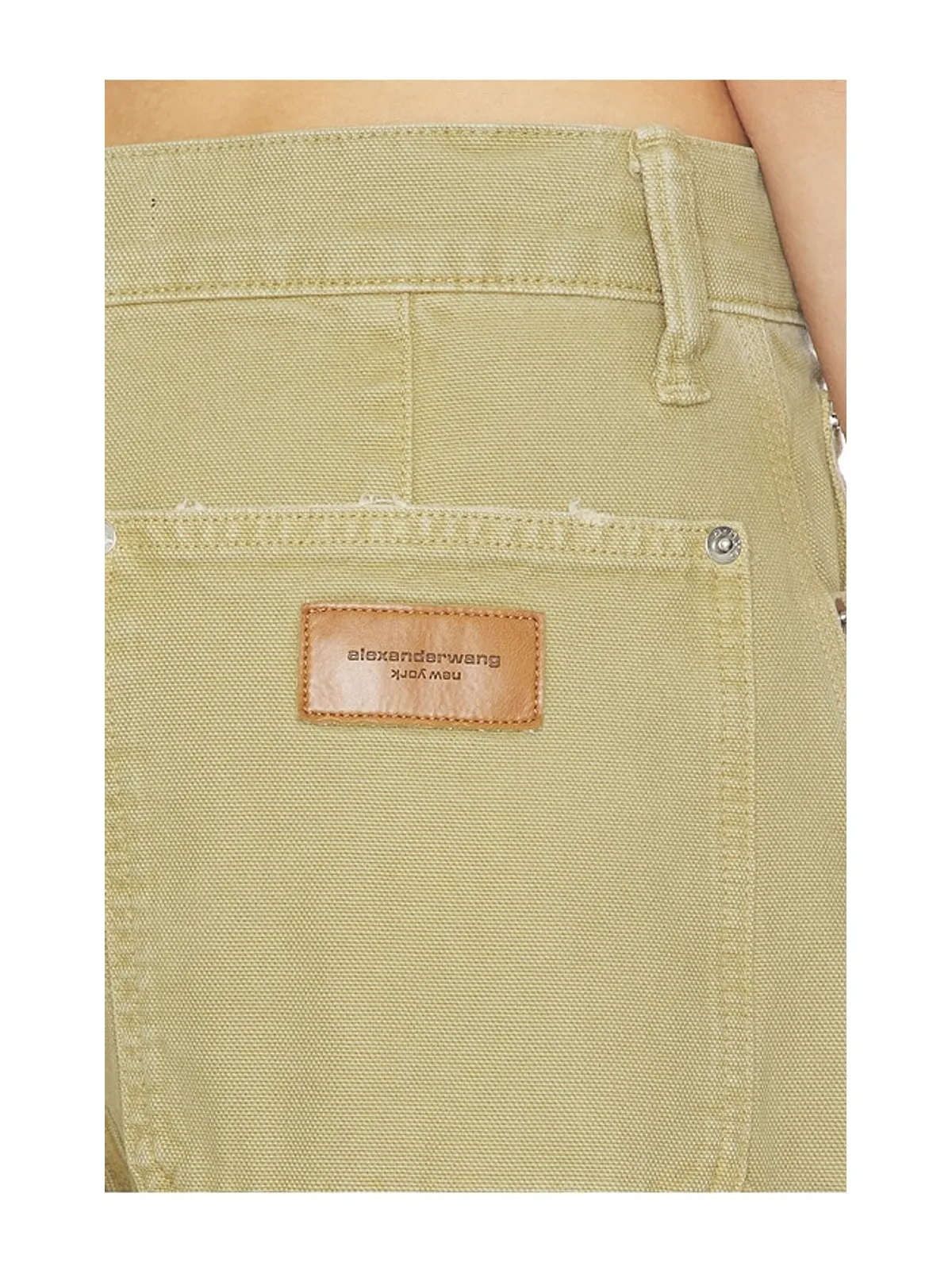 Alexander Wang MID RISE CARPENTER WITH ZIP ショートパンツ - 画像6