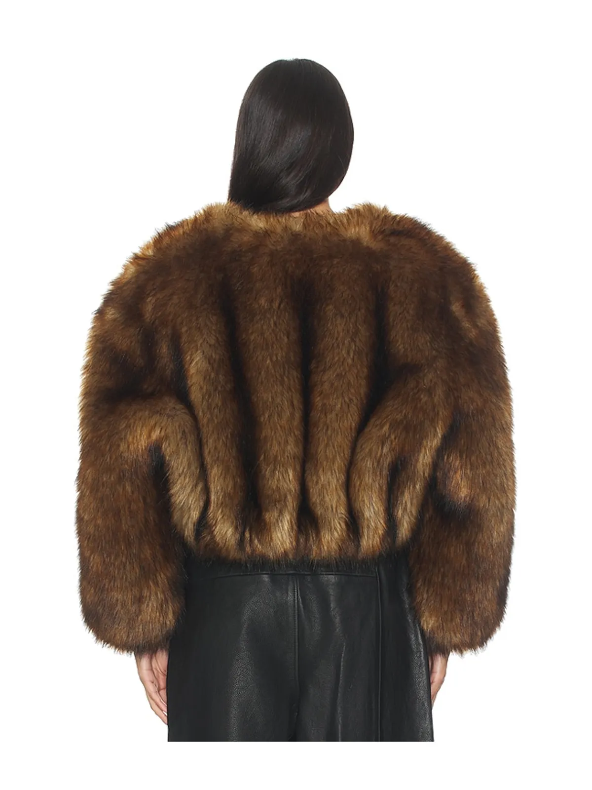 Alexander Wang FAUX FUR CROPPED ジャケット - 画像3