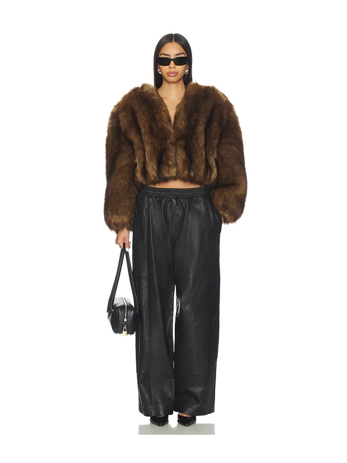 Alexander Wang FAUX FUR CROPPED ジャケット - 画像4