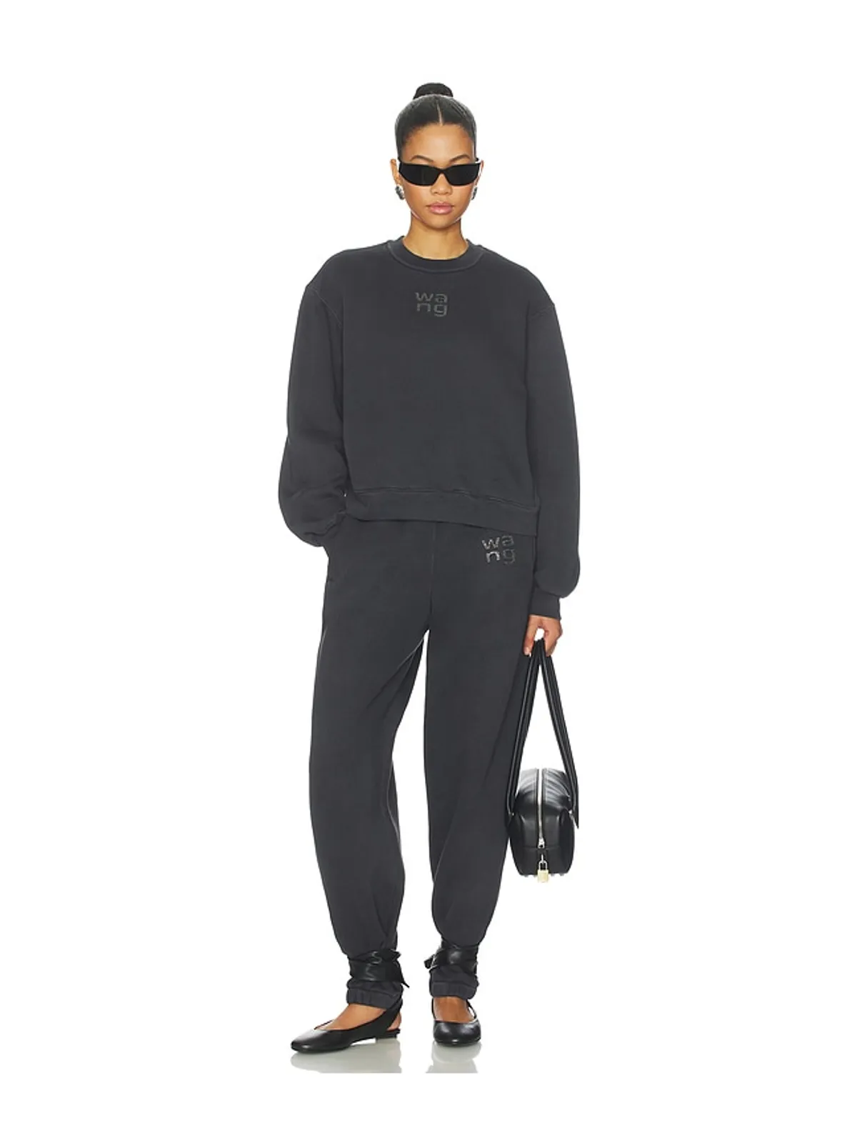 Alexander Wang HOTFIX LOGO スウェットパンツ - 画像5