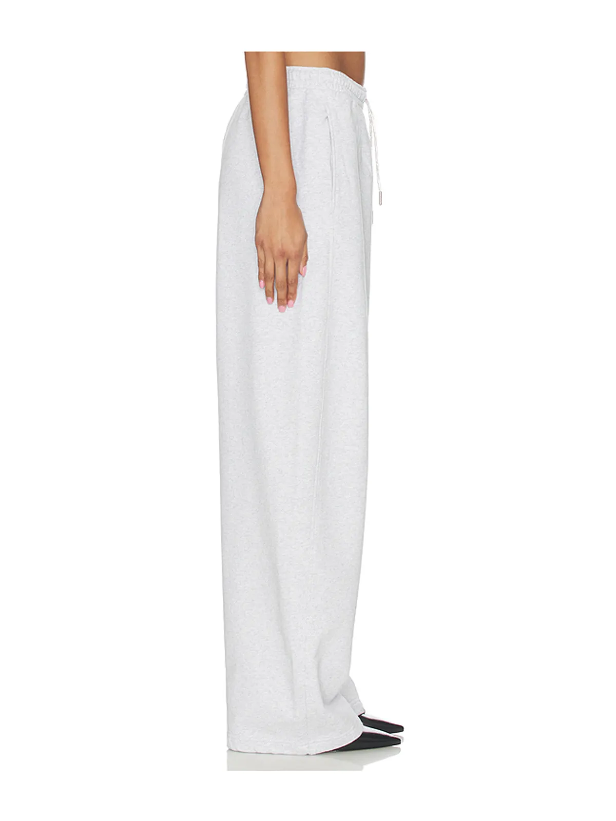 Alexander Wang MID RISE SWEAT WITH RHINESTONE DRAWCORD パンツ - 画像2