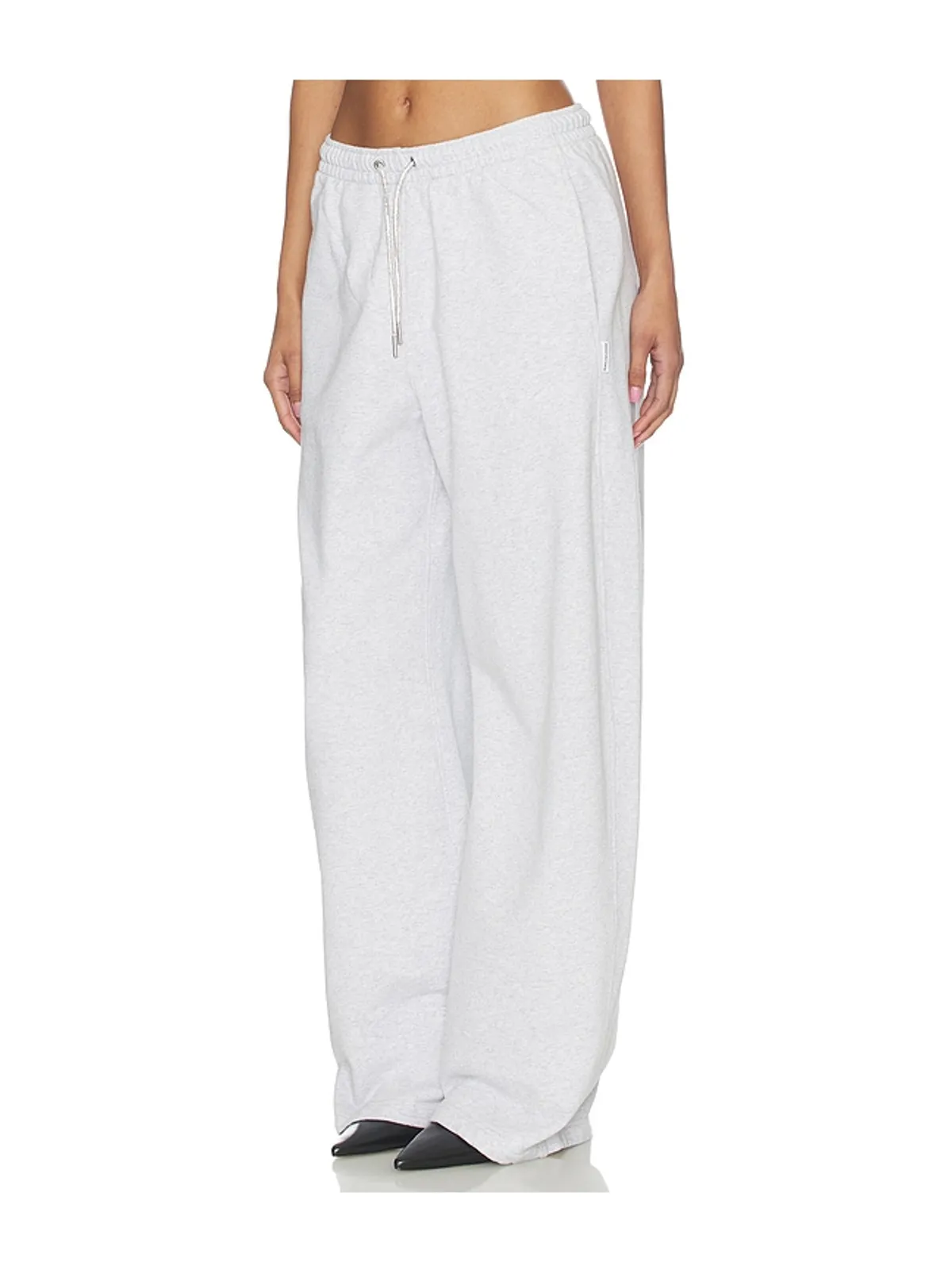 Alexander Wang MID RISE SWEAT WITH RHINESTONE DRAWCORD パンツ - 画像3