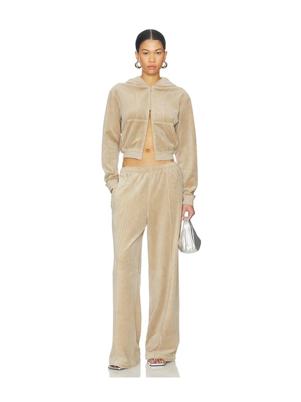 Alexander Wang ALLOVER HOTFIX RELAXED パンツ - 画像5