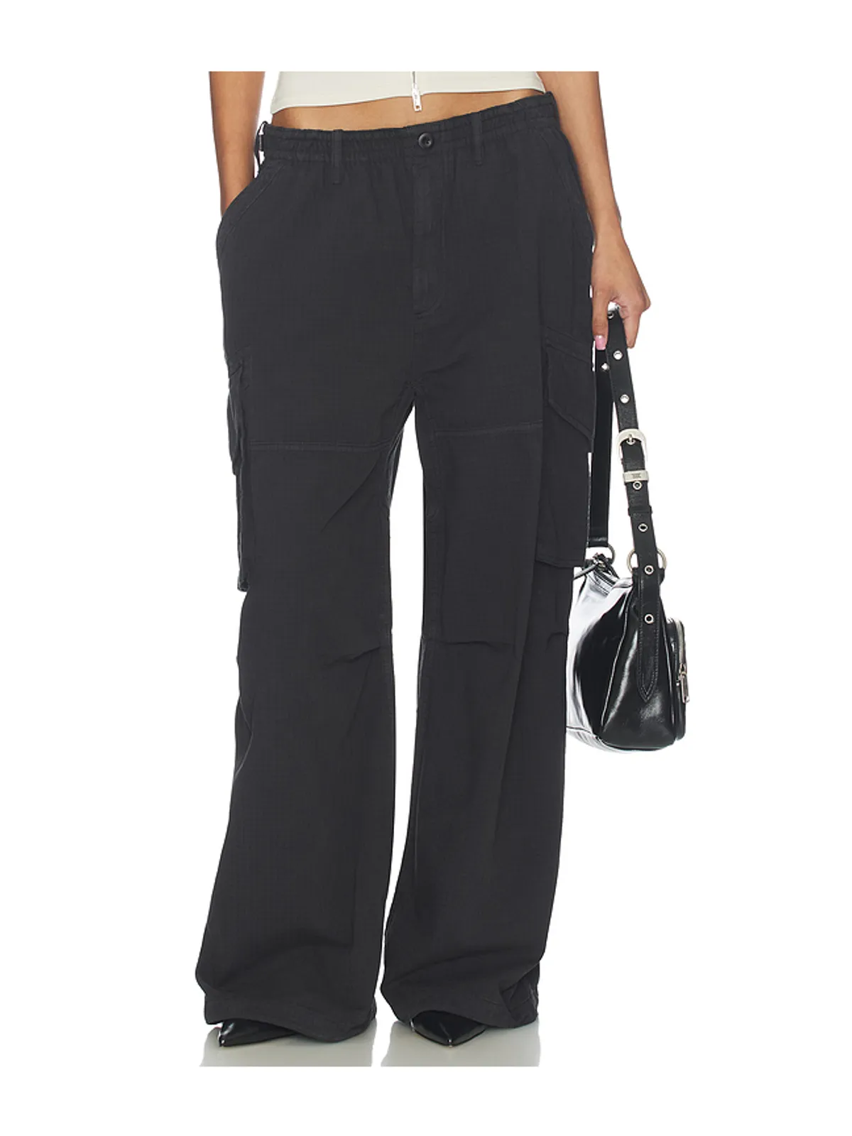 Alexander Wang MID RISE CARGO WITH INTERNAL LOGO パンツ - 画像1
