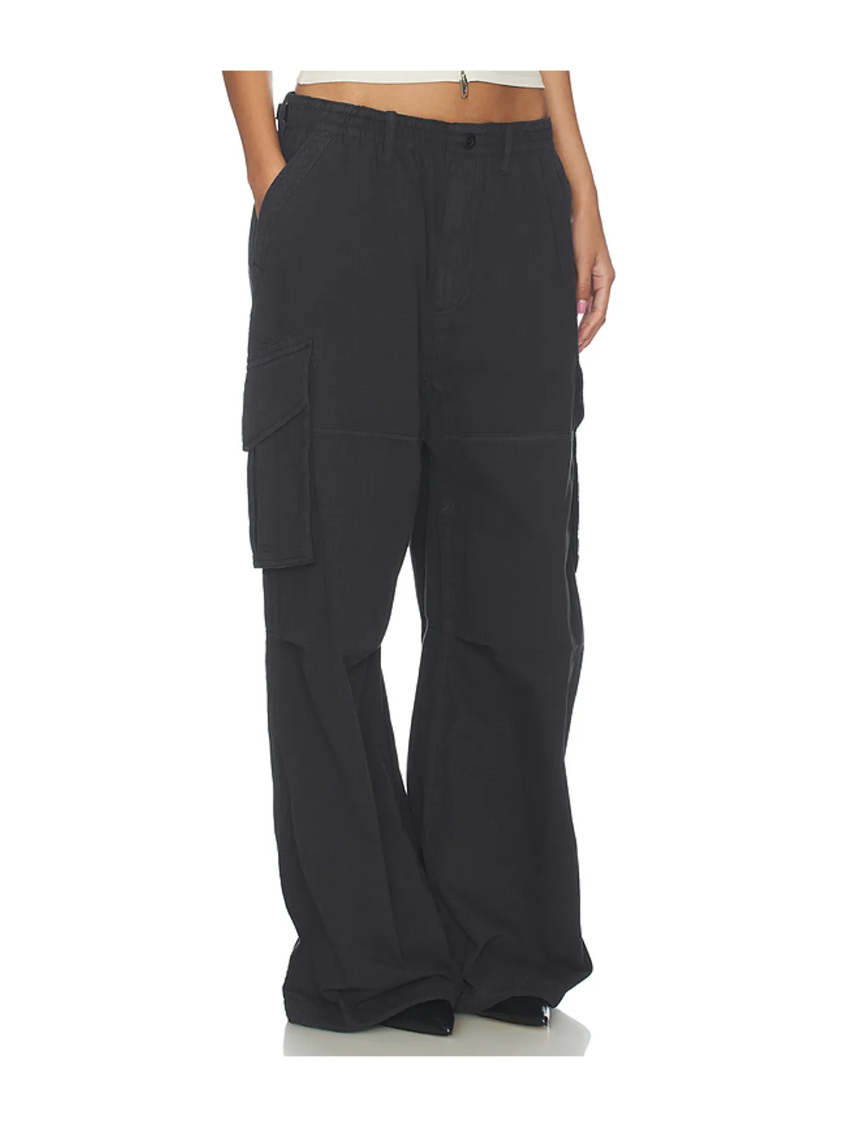 Alexander Wang MID RISE CARGO WITH INTERNAL LOGO パンツ - 画像2