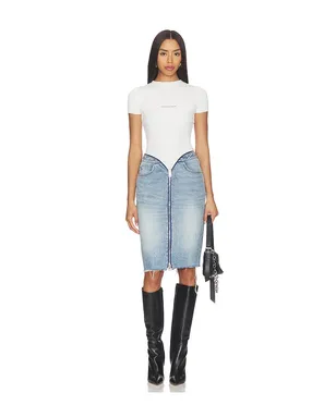 Alexander Wang DIPPED V ZIP WAISTBAND スカート - サムネイル5