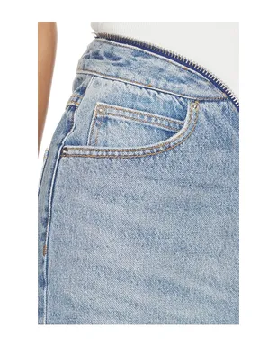 Alexander Wang DIPPED V ZIP WAISTBAND スカート - サムネイル6