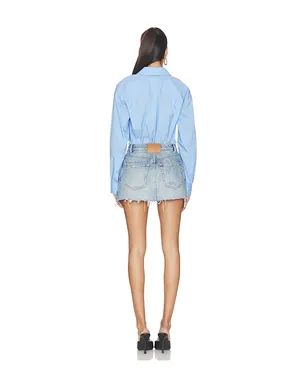 Alexander Wang PRESTYLED BUTTON DOWN SKORT オールインワン - サムネイル3