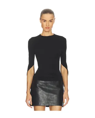 Alexander Wang DRAPE BACK SLEEVES トップ - サムネイル1