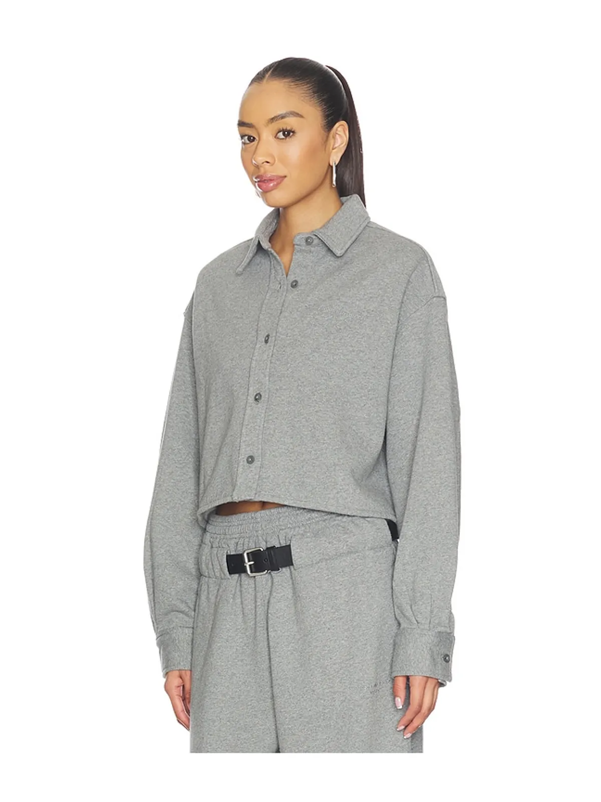 Alexander Wang CROPPED BUTTON DOWN シャツ - 画像3