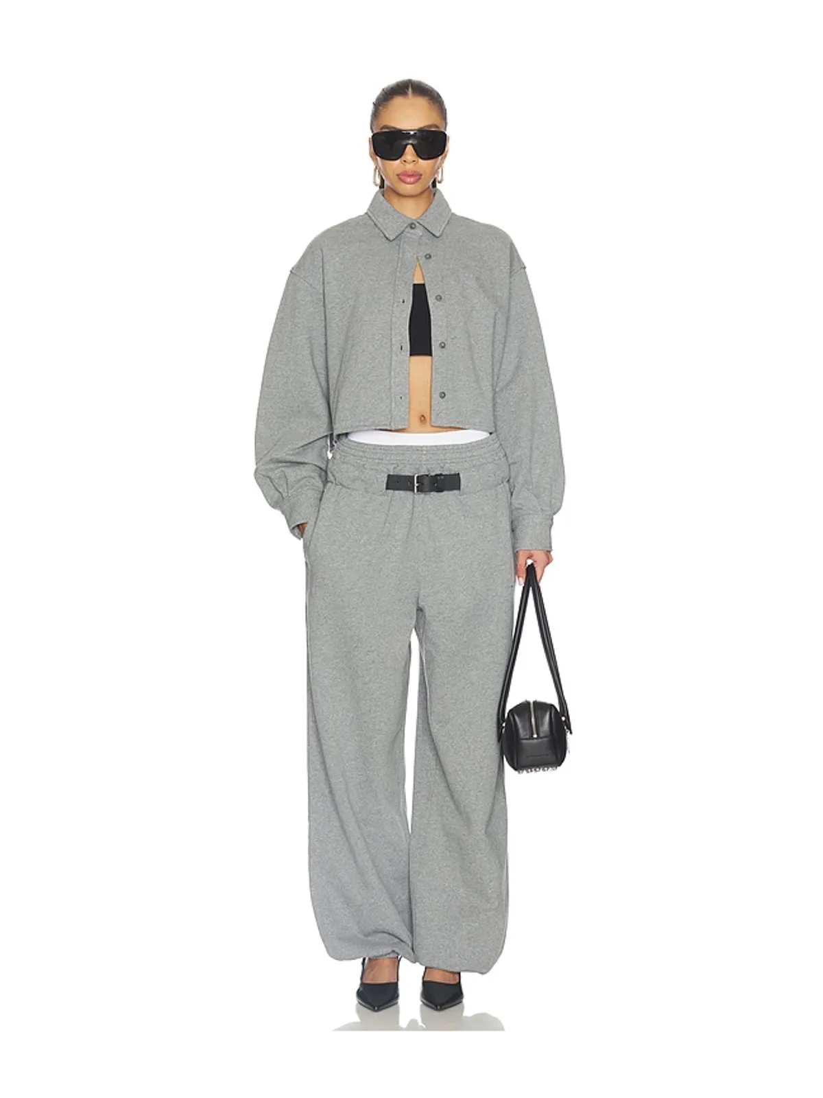 Alexander Wang CROPPED BUTTON DOWN シャツ - 画像5