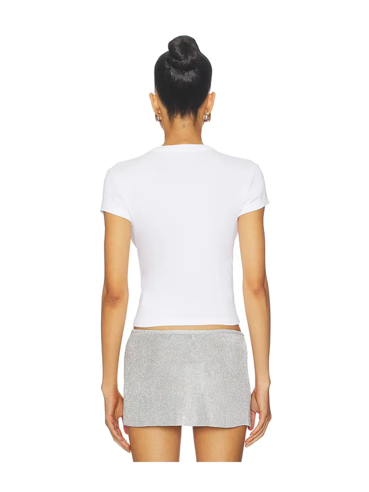 Alexander Wang BABY TEE WITH HOTFIX GRAPHIC トップ - 画像3