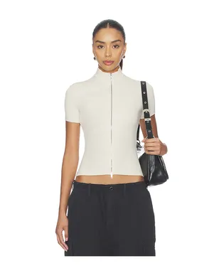 Alexander Wang SHORT SLEEVE RASHGUARD WITH MOCK NECK トップ - サムネイル1
