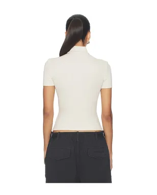 Alexander Wang SHORT SLEEVE RASHGUARD WITH MOCK NECK トップ - サムネイル3
