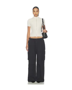 Alexander Wang SHORT SLEEVE RASHGUARD WITH MOCK NECK トップ - サムネイル4