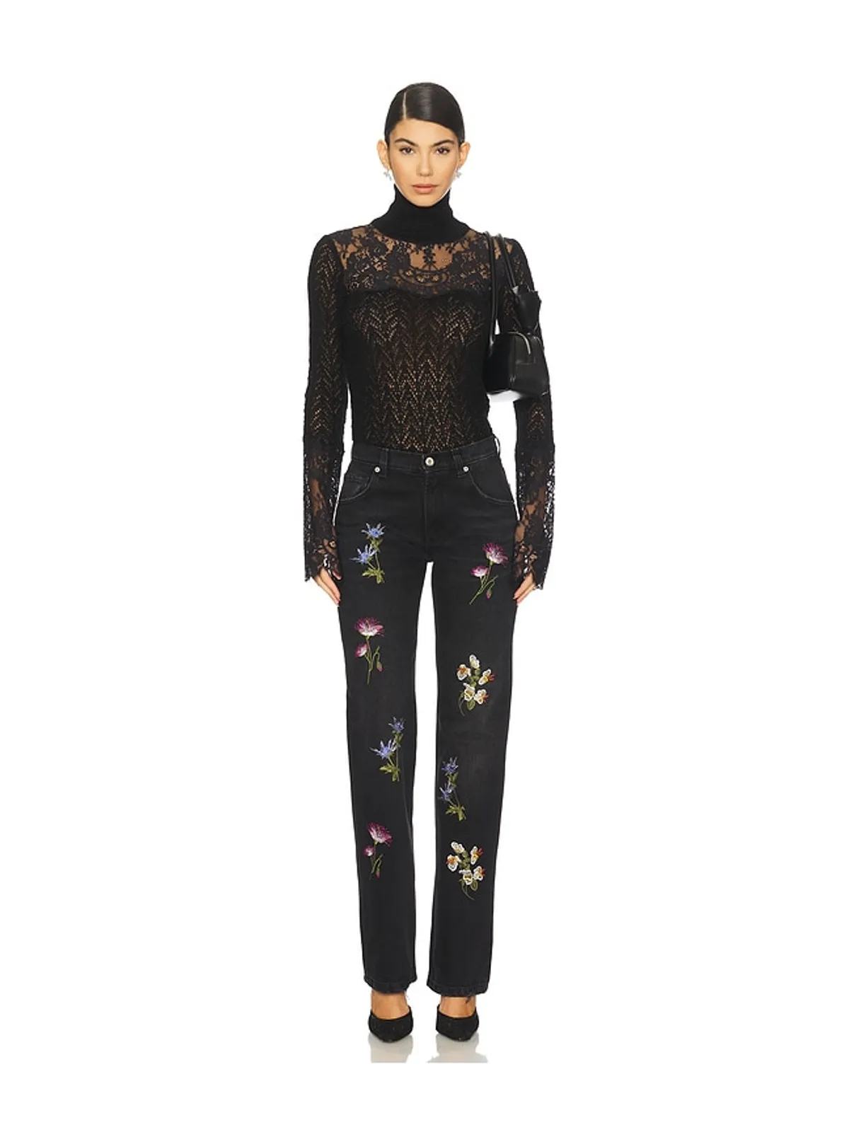 Blumarine EMBROIDERED デニム - 画像5
