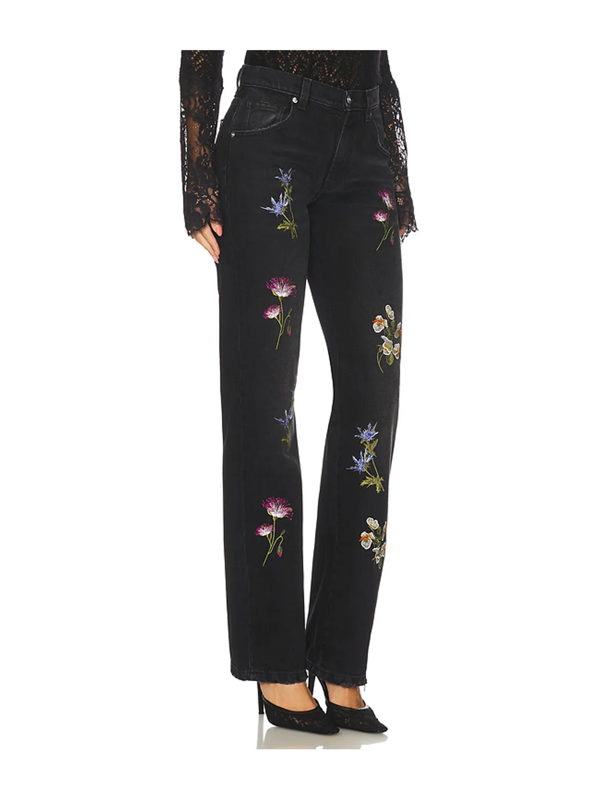 Blumarine EMBROIDERED デニム - 画像2