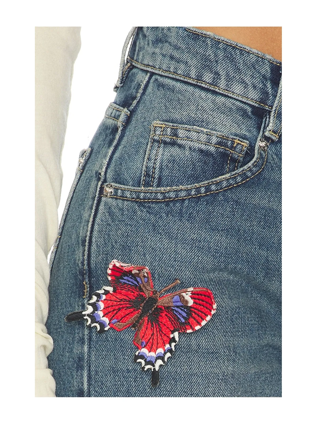 Blumarine BUTTERFLY デニム - 画像6