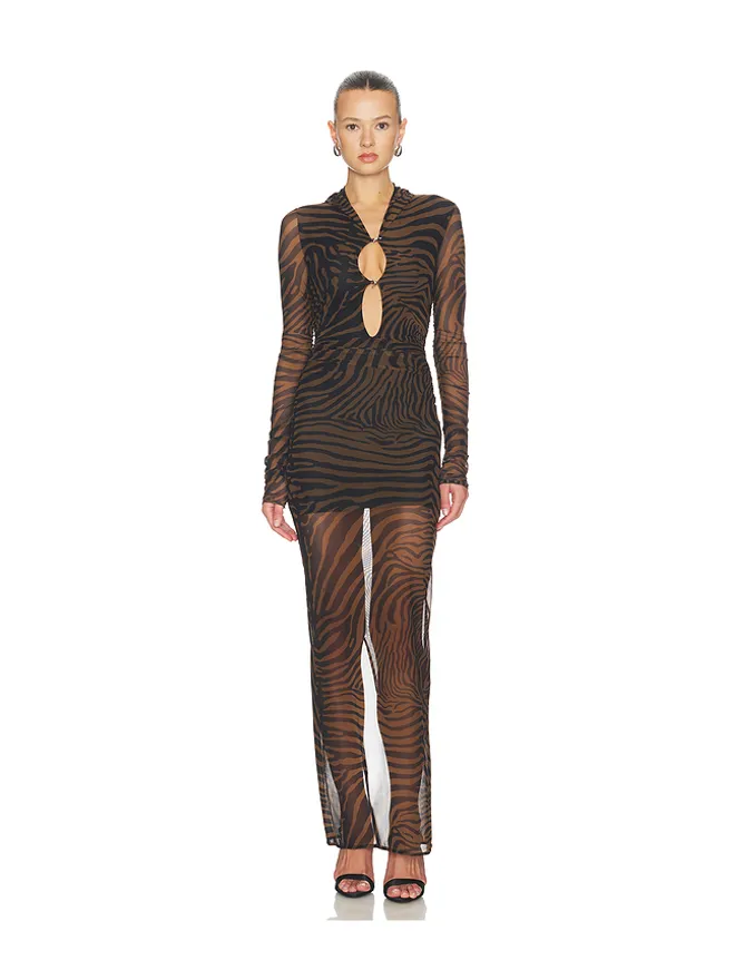 Blumarine Blumarine PRINT NET ドレスの商品画像