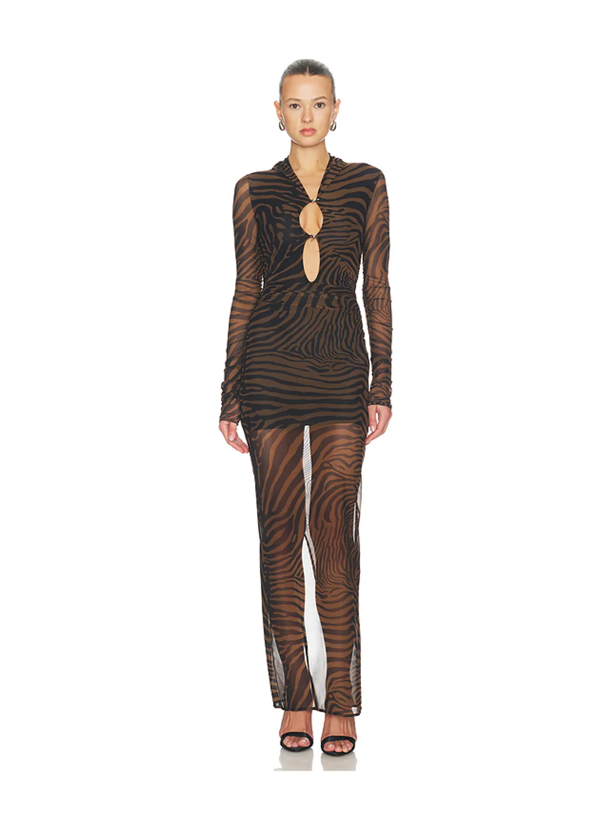 Blumarine PRINT NET ドレス - 画像1