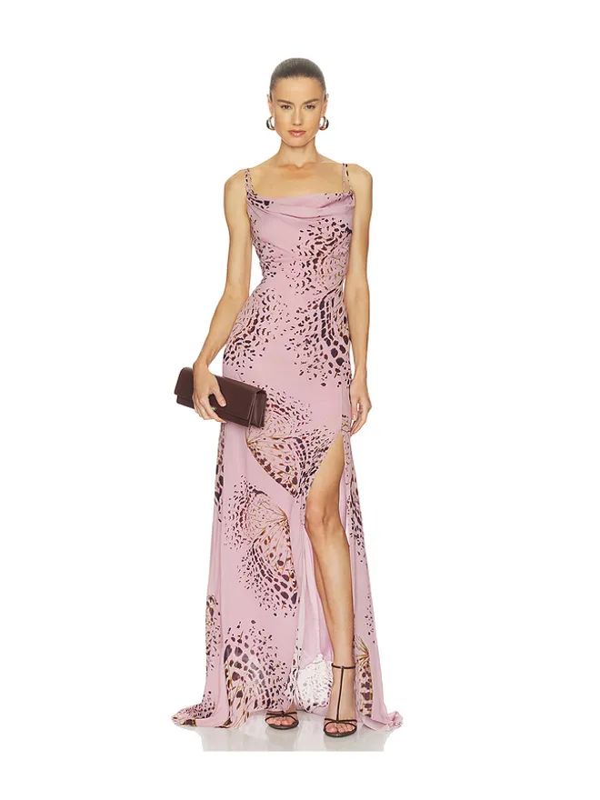 Blumarine Blumarine PRINT COWL NECK ドレスの商品画像