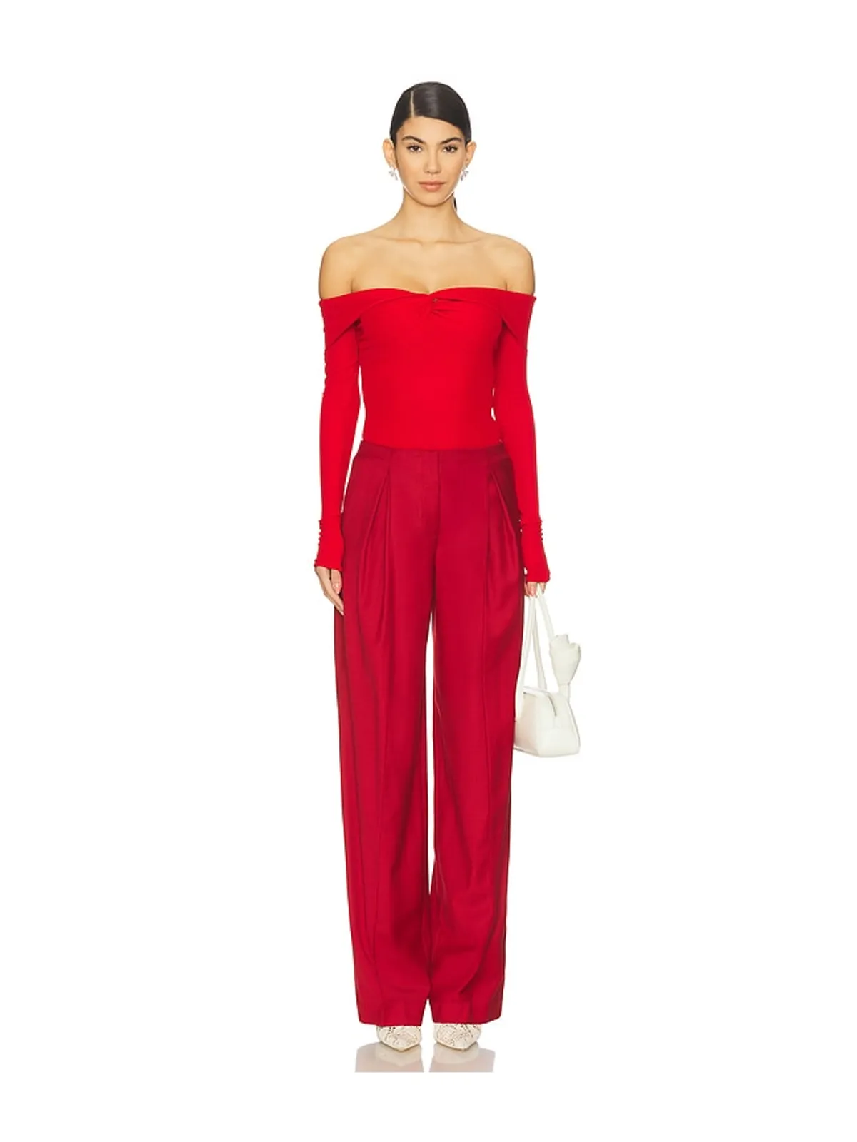 Blumarine TWILL ワイドレッグ - 画像5