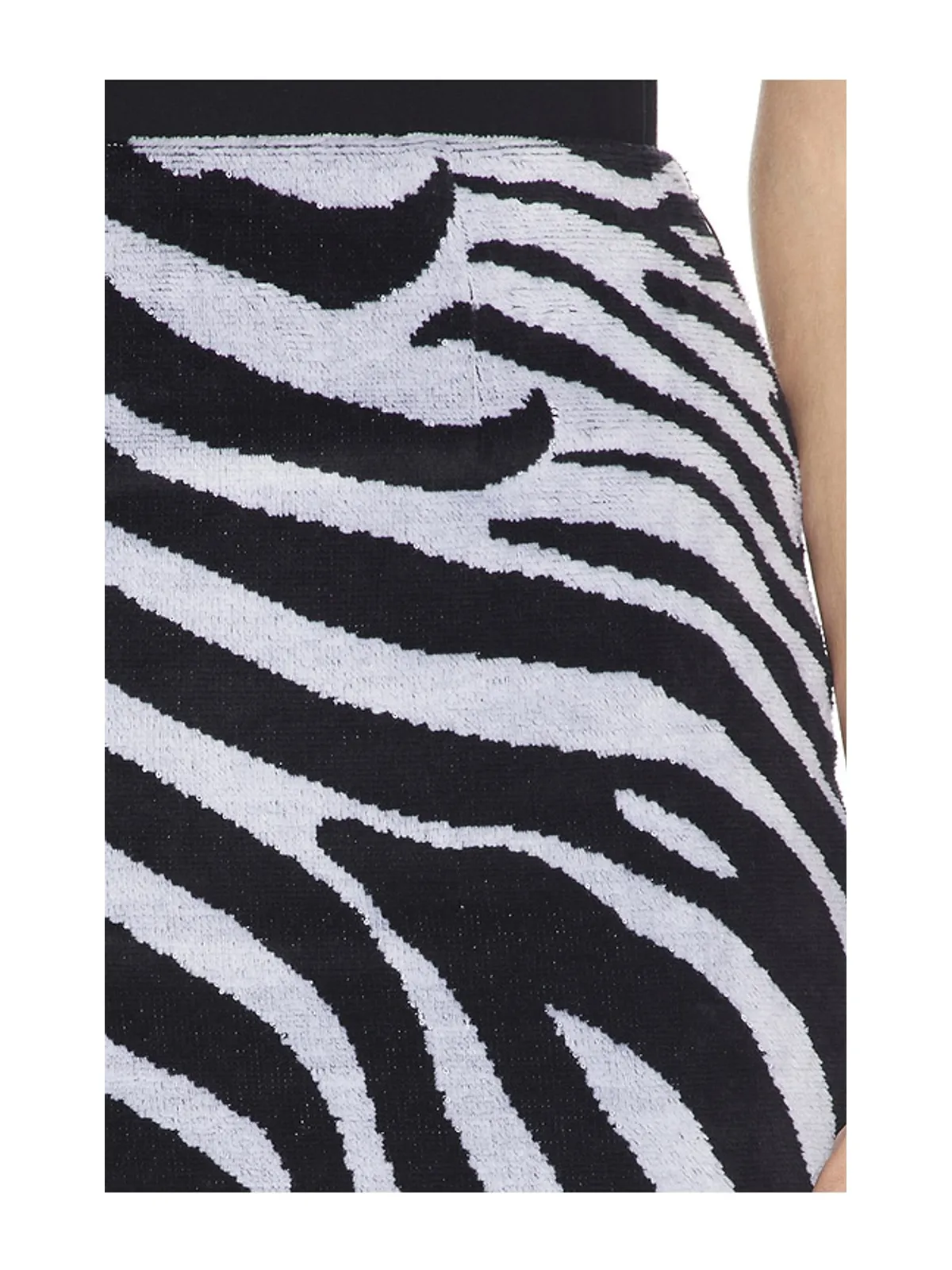 Blumarine BOUCLE PRINT スカート - Black,White. - 画像6