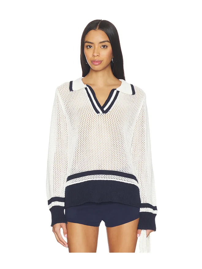 Bobi Bobi プルオーバー - White,Navy.の商品画像