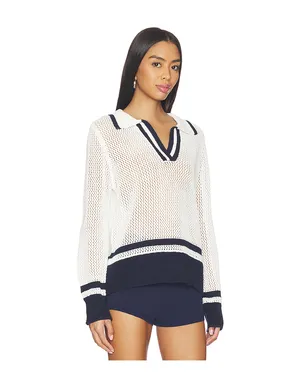 Bobi プルオーバー - White,Navy. - サムネイル2