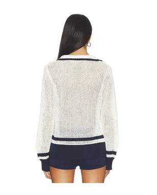 Bobi プルオーバー - White,Navy. - サムネイル3