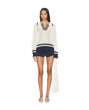 Bobi プルオーバー - White,Navy. - サムネイル4