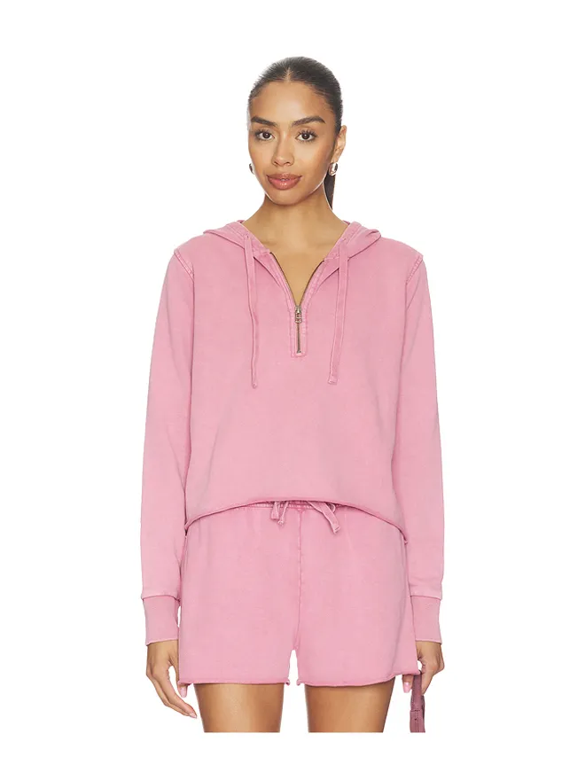 Bobi Bobi HALF ZIP CROP HOODIE ハーフジップ クロップパーカーの商品画像