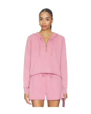 Bobi HALF ZIP CROP HOODIE ハーフジップ クロップパーカー - サムネイル1