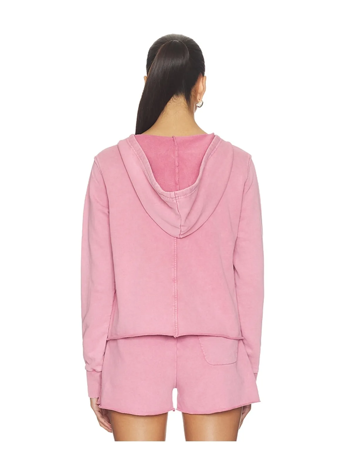 Bobi HALF ZIP CROP HOODIE ハーフジップ クロップパーカー - 画像3