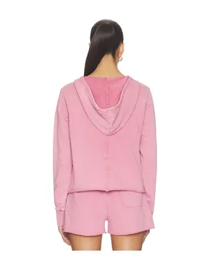 Bobi HALF ZIP CROP HOODIE ハーフジップ クロップパーカー - サムネイル3