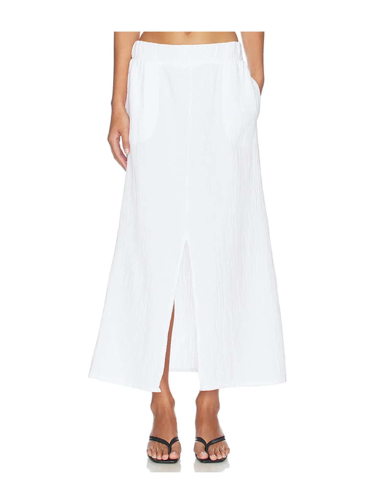 Bobi Split Front Maxi Skirt - 画像1