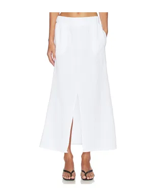 Bobi Split Front Maxi Skirt - サムネイル1