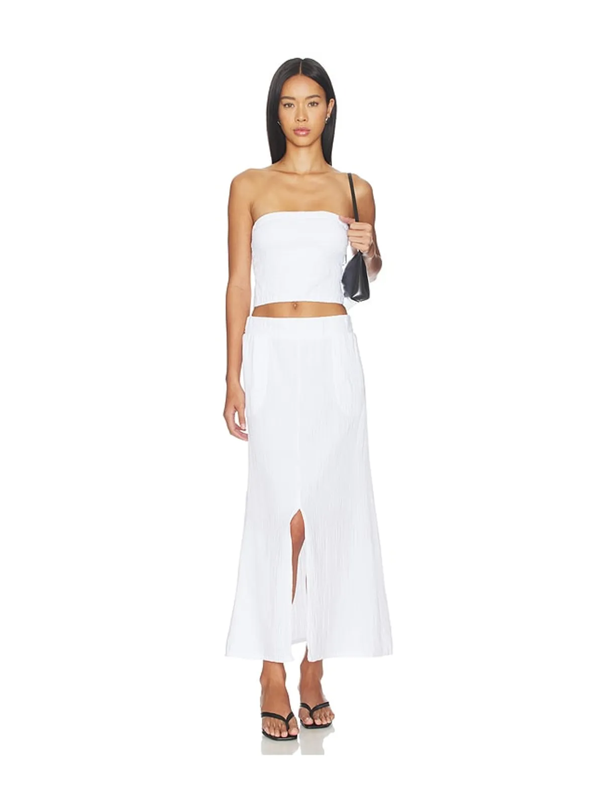 Bobi Split Front Maxi Skirt - 画像5