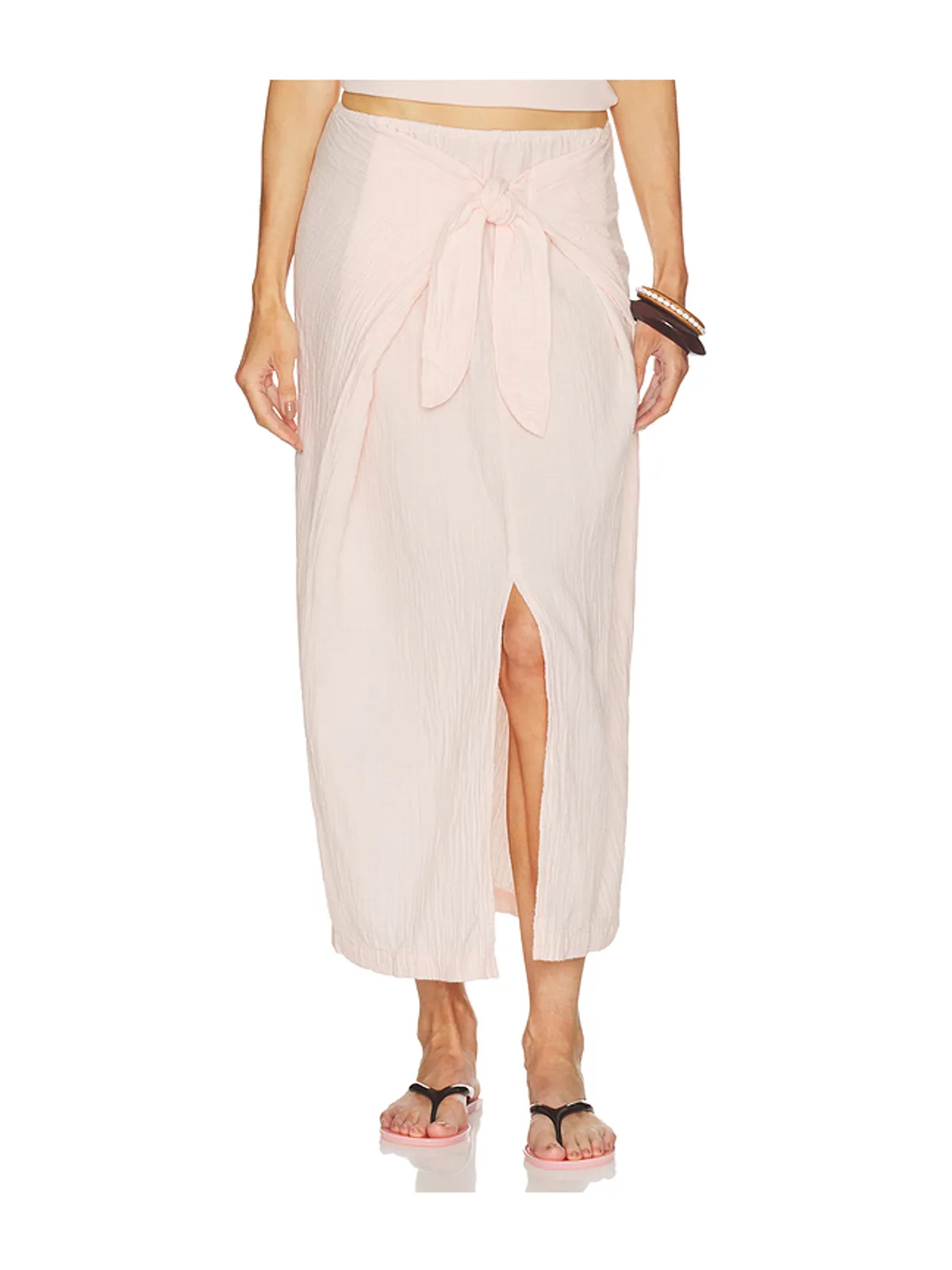 Bobi Faux Sarong Skirt - 画像1