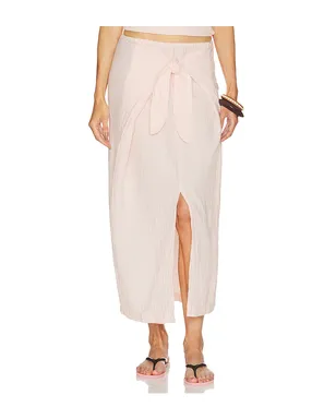 Bobi Faux Sarong Skirt - サムネイル1