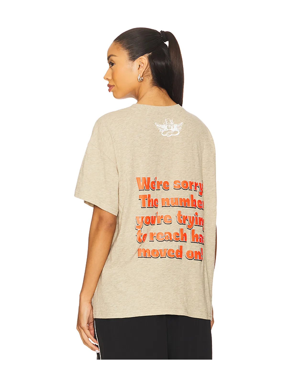 Boys Lie 1-800 MANHUNT HEATHER グラフィックTシャツ - 画像1