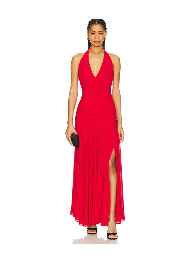Bardot Bardot MAVE ホルターネックマキシドレスの商品画像