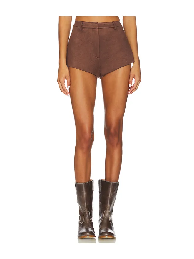 Bardot Bardot JAYLA フェイクスエードミニショートパンツの商品画像