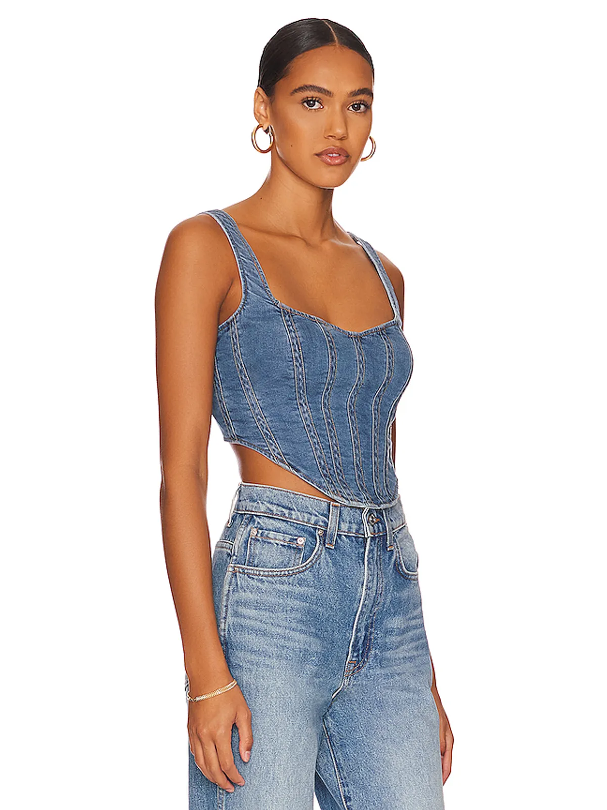 Bardot DENIM トップ - 画像2