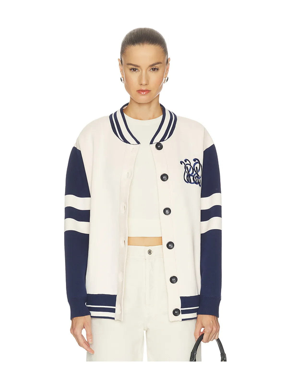 Baum und Pferdgarten CHRISSIE ジャケット - Cream,Navy. - 画像1
