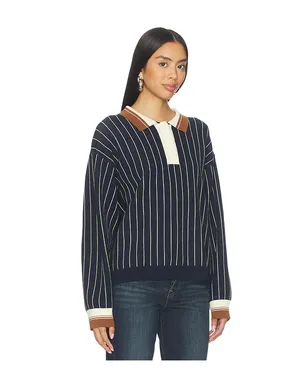 Baum und Pferdgarten CHIRA トップ - Navy,Yellow. - サムネイル2