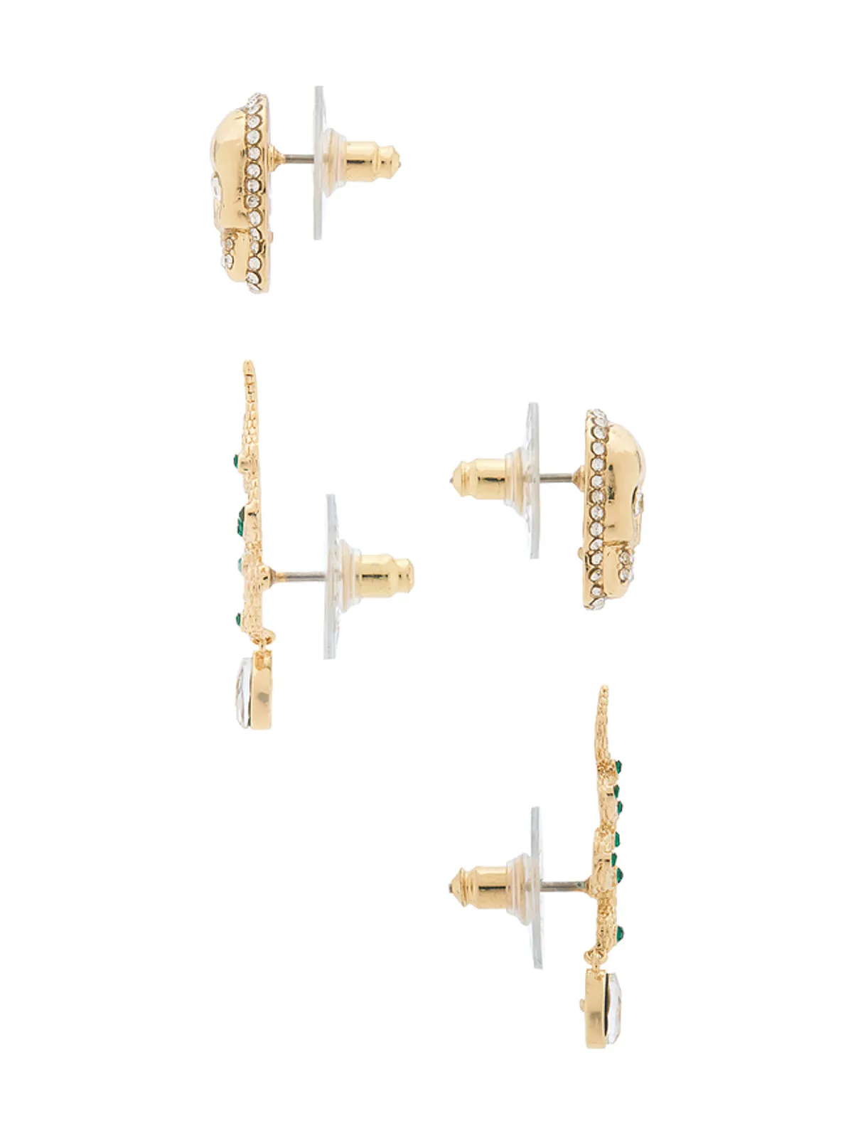 BaubleBar SKULL AND SNAKE スタッズイヤリング - 画像2