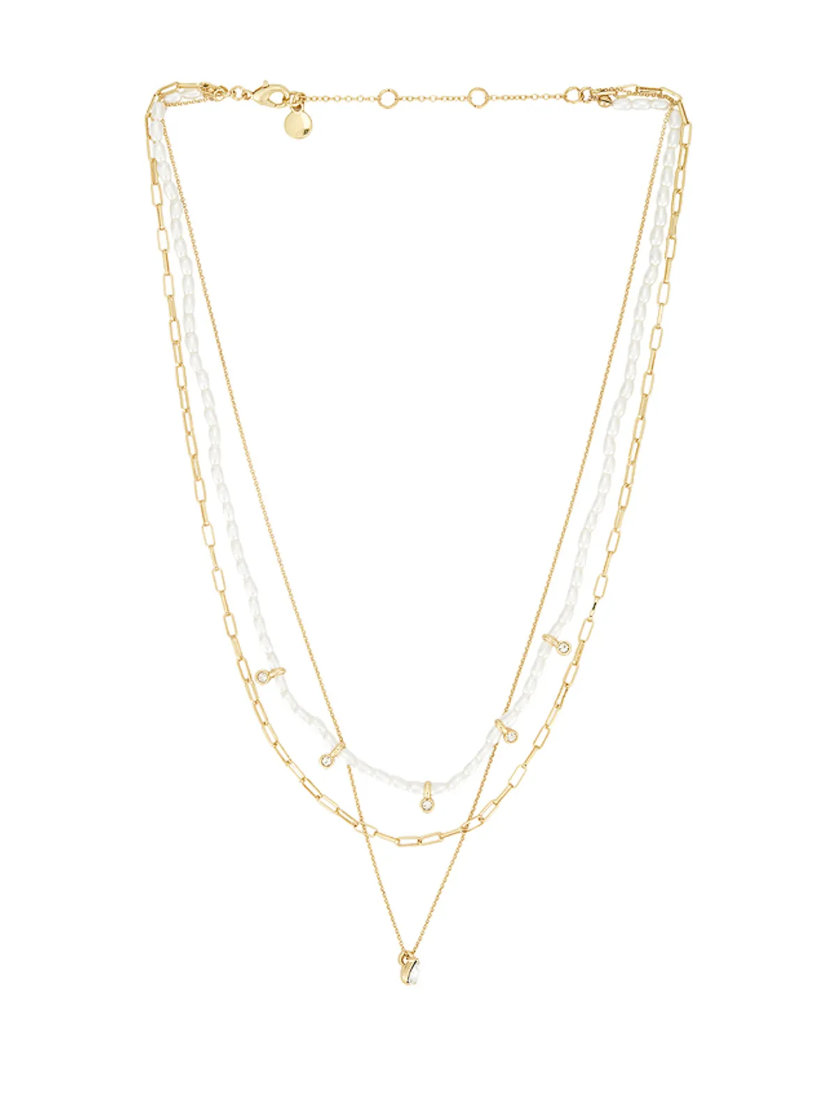 BaubleBar レイヤードネックレス - 画像1
