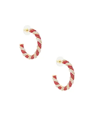 BaubleBar PEPPERMINT フープイヤリング - サムネイル1